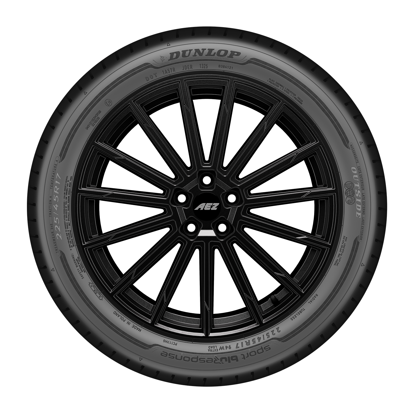 DUNLOP_SPORT_BLURESPONSE_rim_sidewall
